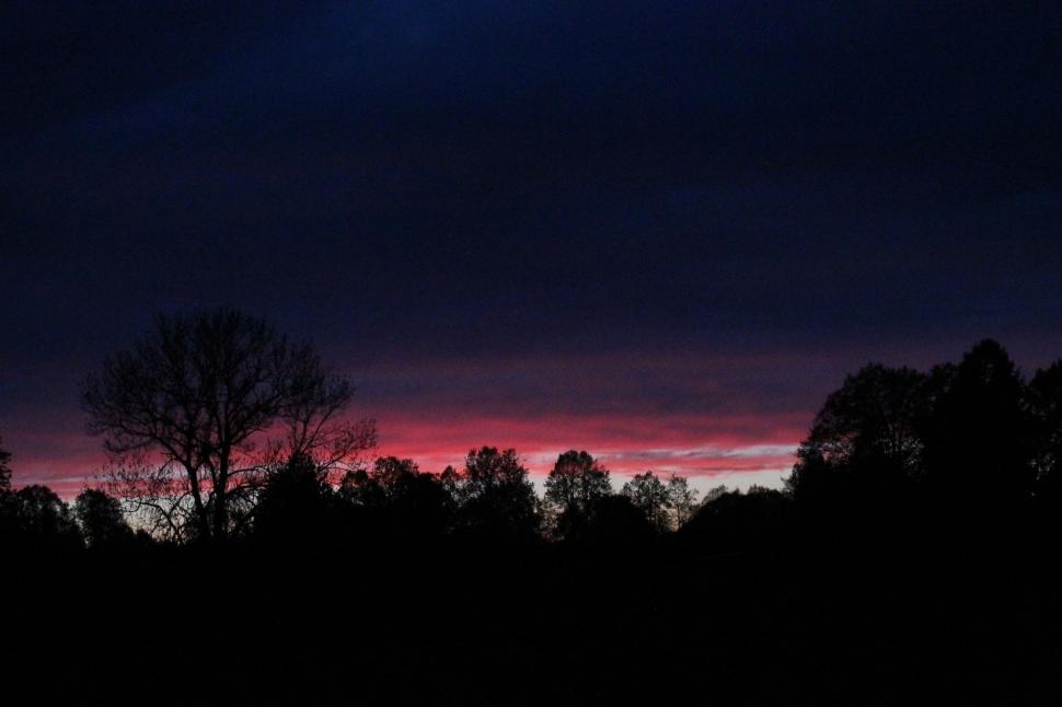 Free Image of Dark Red Clouds  