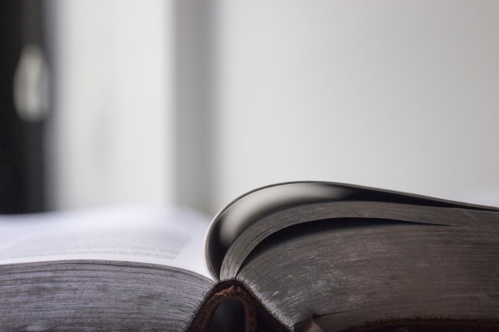 Free Image of Open Book  