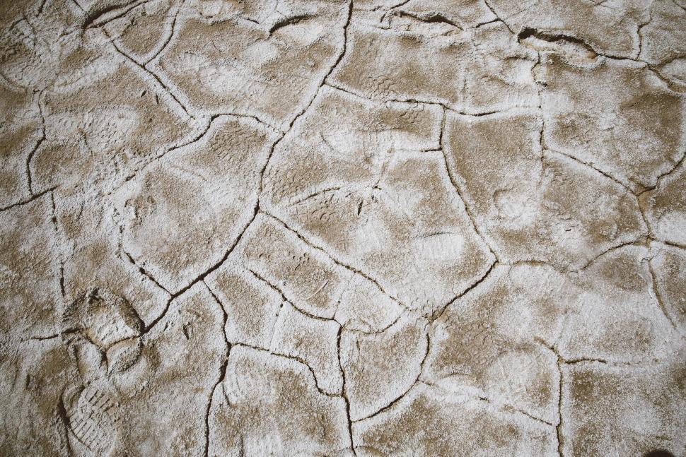Free Image of Cracks on Barren  
