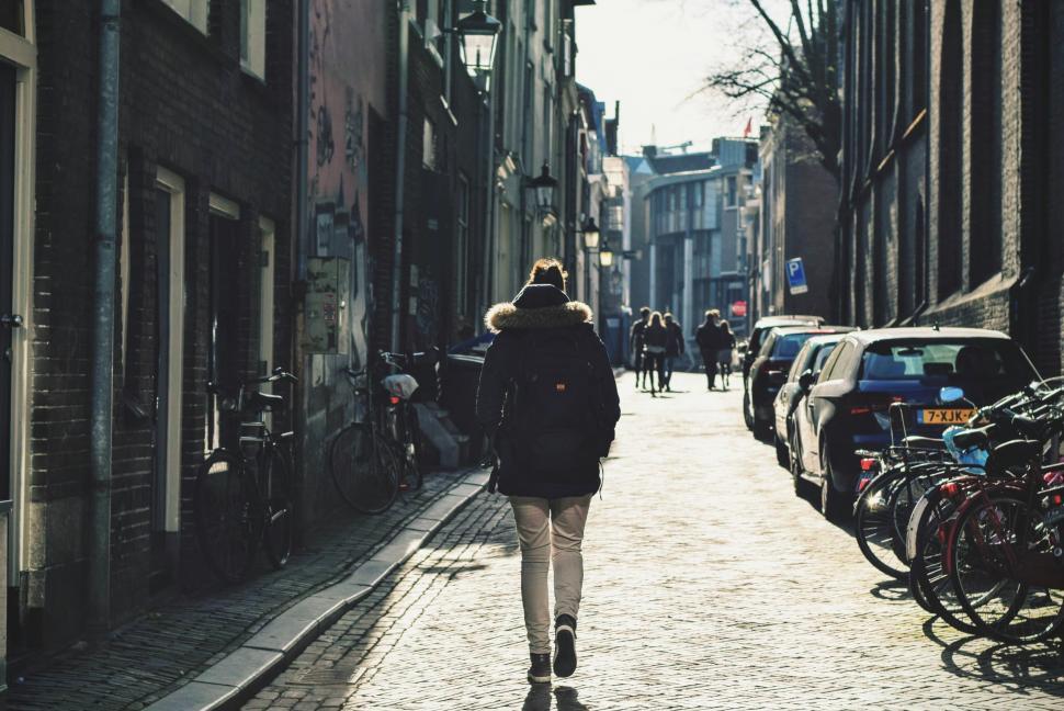 Free Image of Walking on street - Day Time  