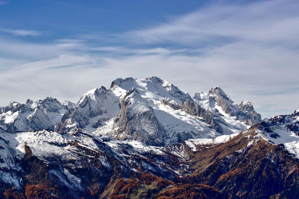 Free Image of Snow Mountain 