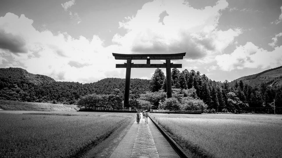 Free Image of Entrance Gate of Japanese Temple  