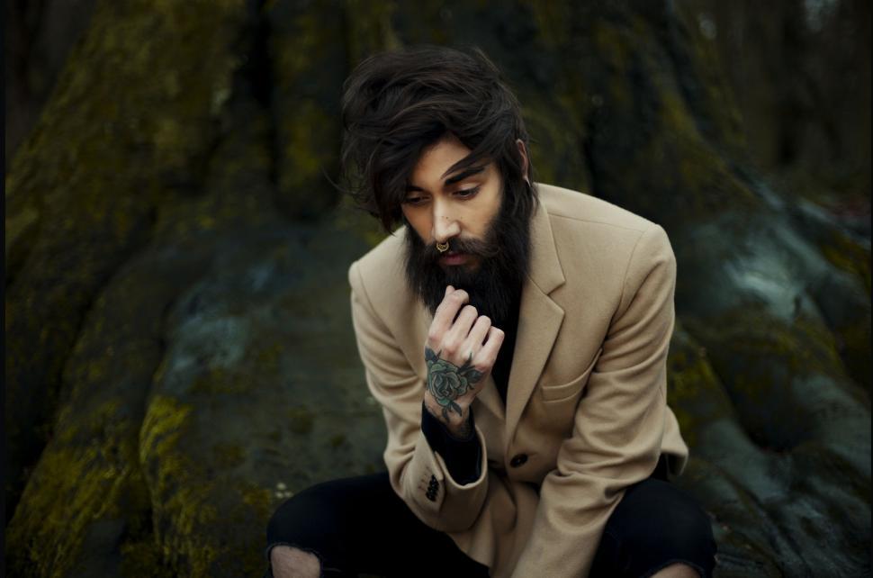 Free Image of Bearded Man  