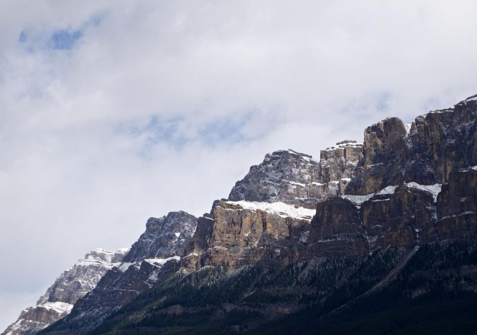 Free Image of Snow Mountains And Clouds  