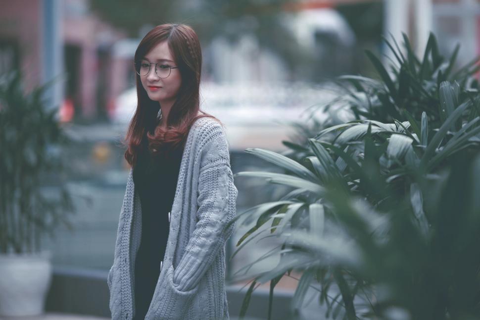 Free Image of Woman in Glasses  