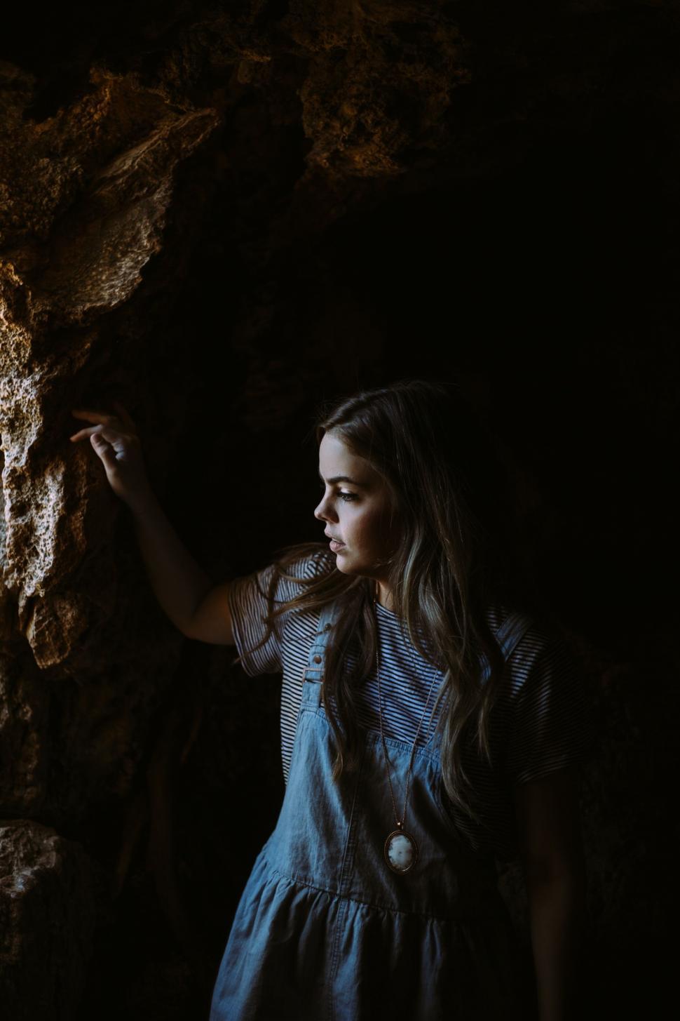 Free Image of Young Girl in Denim 