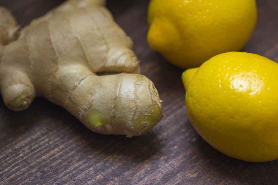 Free Image of Lemon and Ginger  
