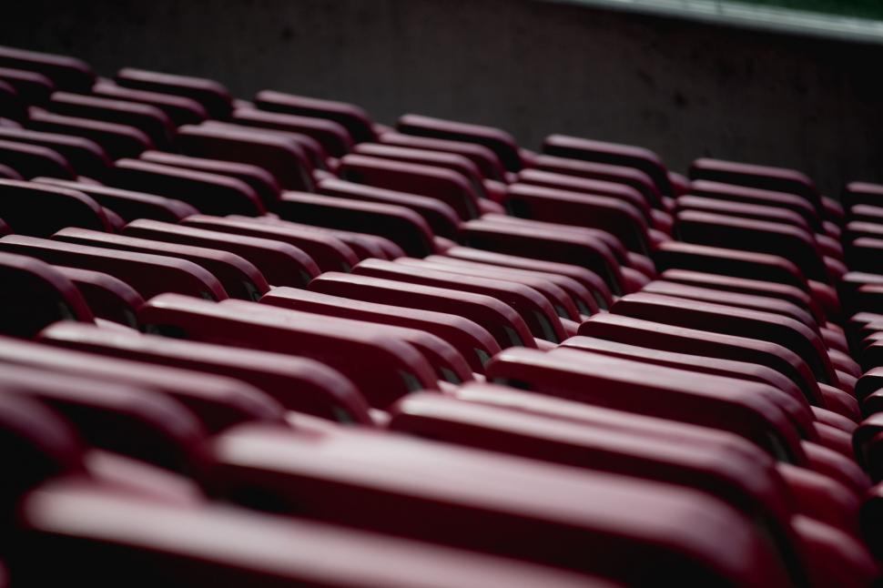 Free Image of Chairs in Stadium  