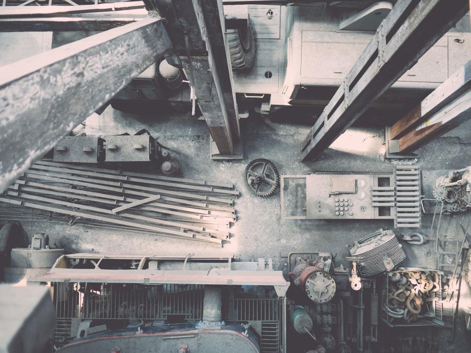 Free Image of Construction Site From Above  