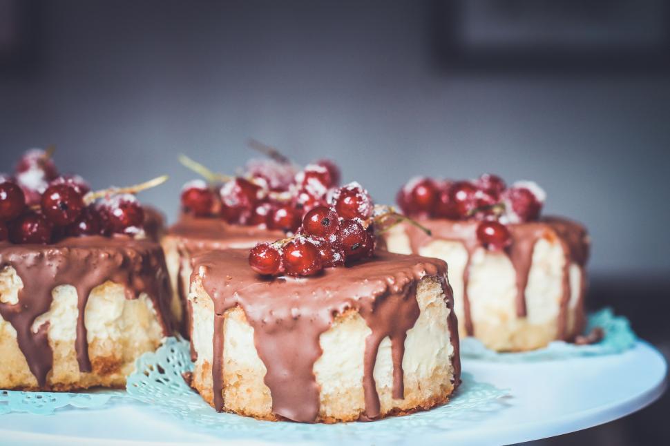 Free Image of Chocolate Pastries  