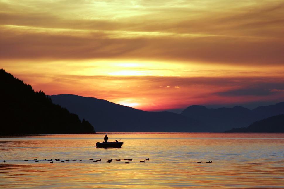 Free Image of Colorful Sunset  