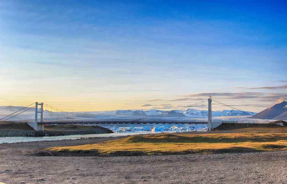 Free Image of Bridge over river  