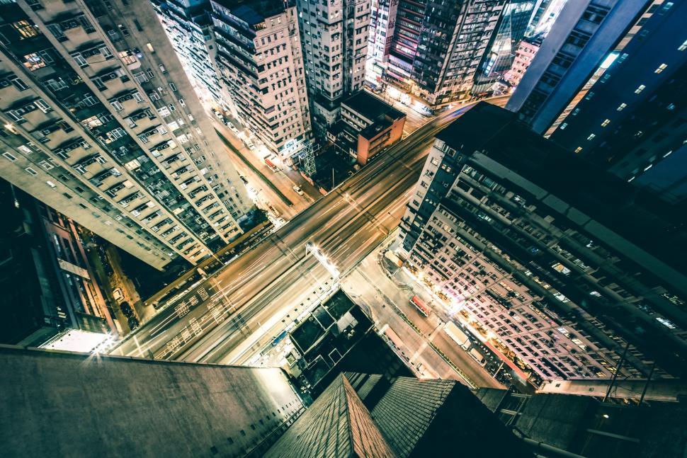 Free Stock Photo of Roads and Buildings from above | Download Free ...