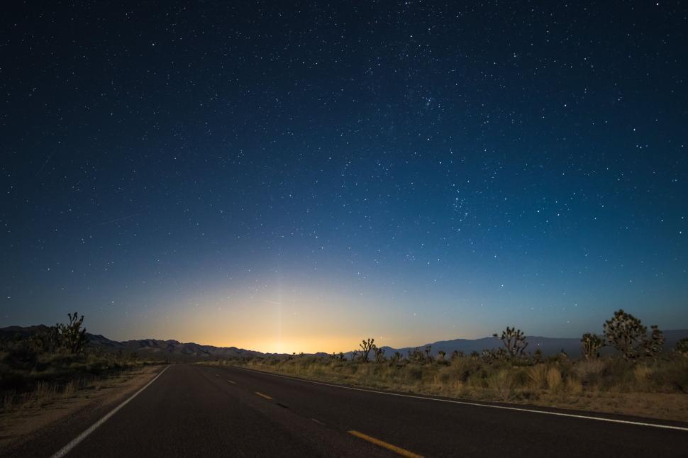 Free Stock Photo of Starry Sky and Road | Download Free Images and Free  Illustrations