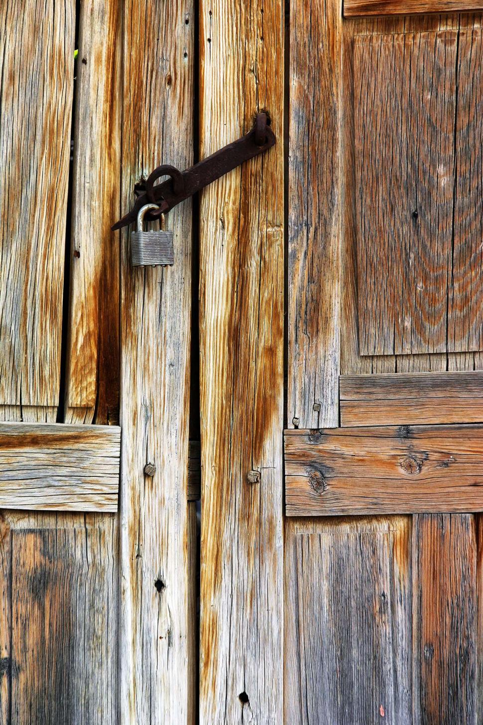 Free Image of Weathered wooden shutters 