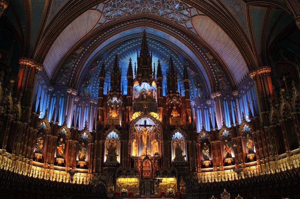 Free Stock Photo of Notre-Dame Basilica (Montreal) | Download Free ...