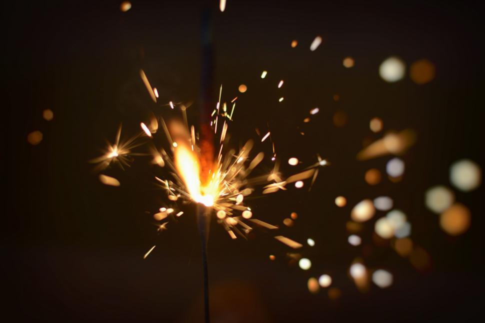 Free Image of illuminating sparkler 