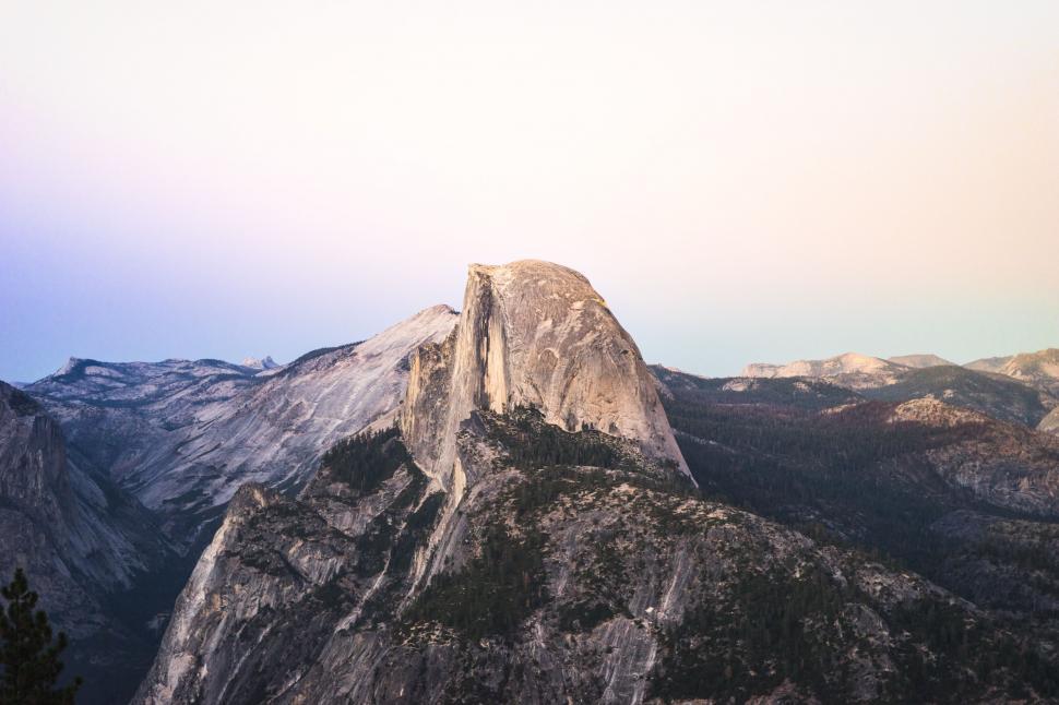 Free Image of Rocky Mountains and Clear Sky  