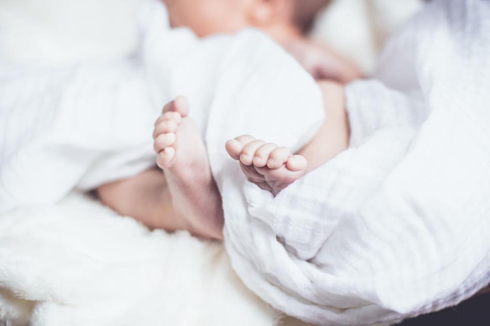 Free Image of Baby Feet  