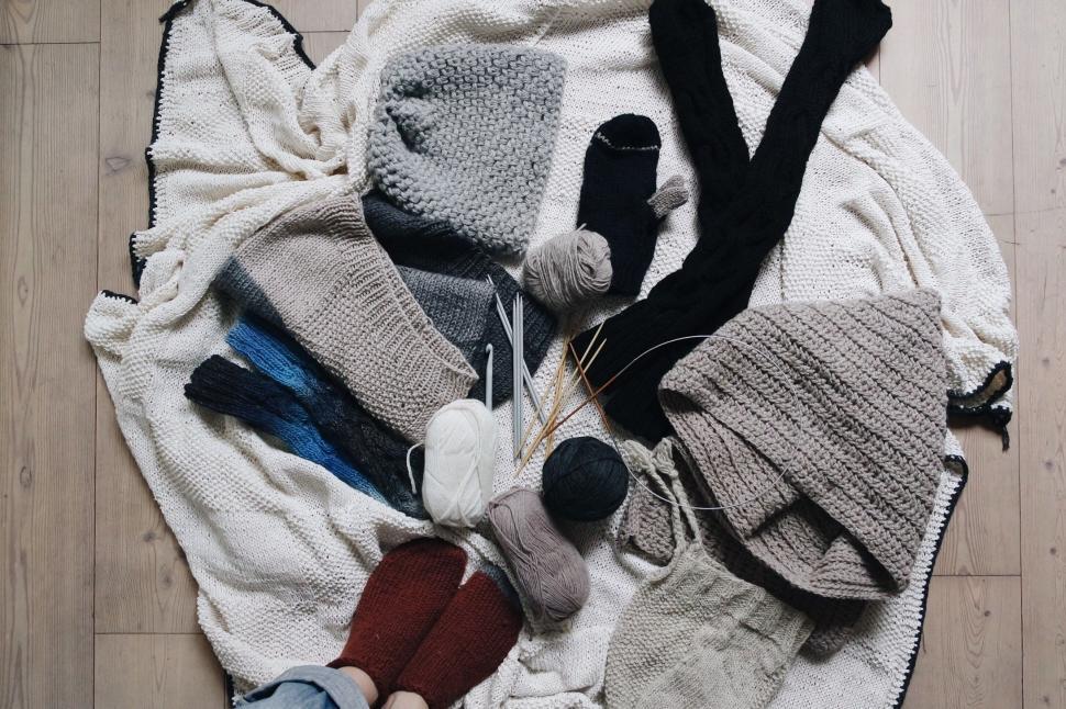 Free Stock Photo of Wool and woollen Clothes