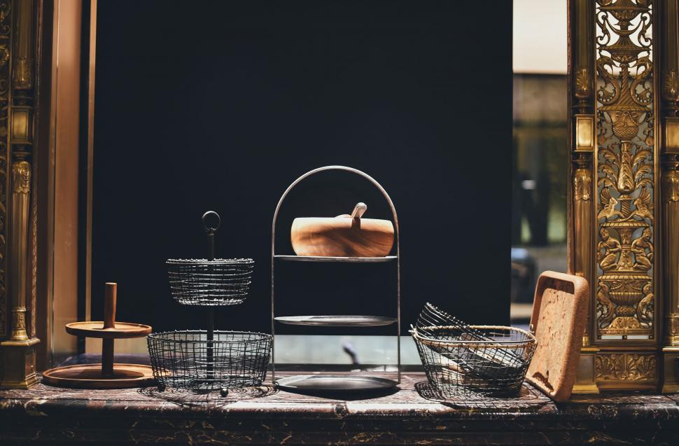 Free Image of Kitchen Baskets  