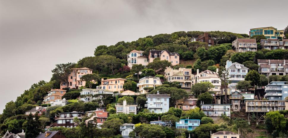 Free Image of Houses on Mountain  