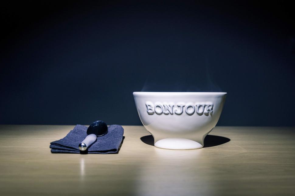 Free Image of Bonjour Bowl  