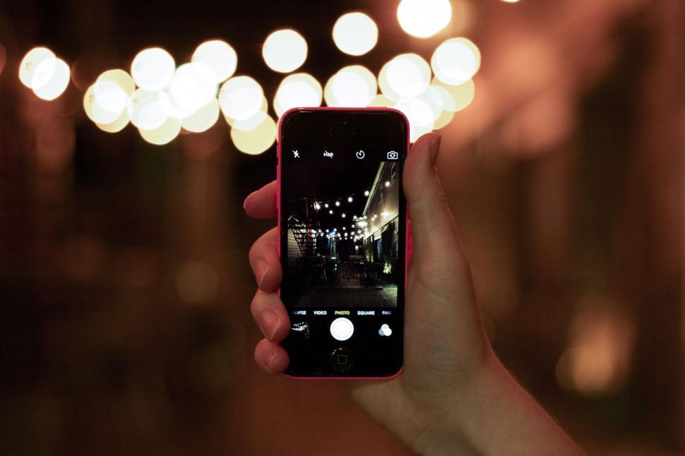 Free Image of Taking pictures with iPhone  