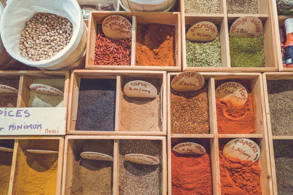 Free Stock Photo of Spices For Sale at Market Download Free Images