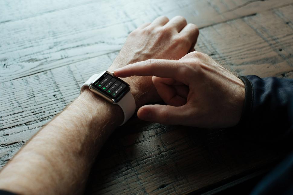 Free Stock Photo of Apple watch in hand Download Free Images and Free