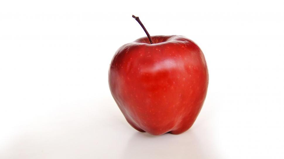 Red Apple Isolated Stock Illustration - Download Image Now - Apple