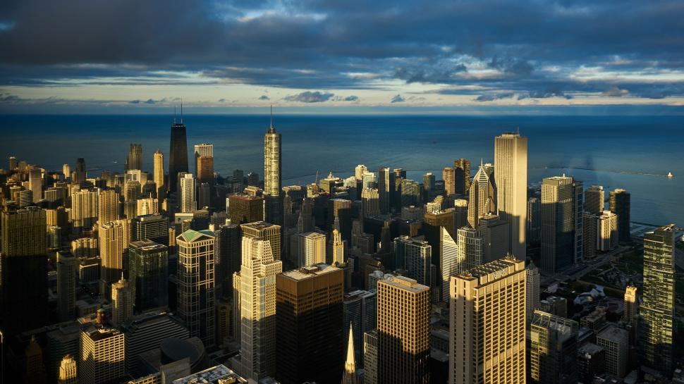 Free Stock Photo Of Skyscrapers And River 