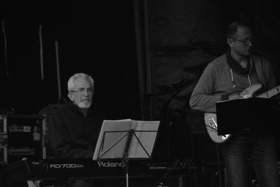Free Image of Musicians on stage  