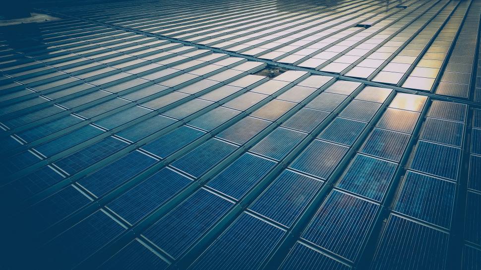 Free Image of Solar power station  