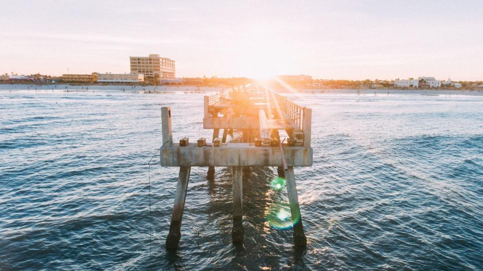 Free Image of Abandoned pier  