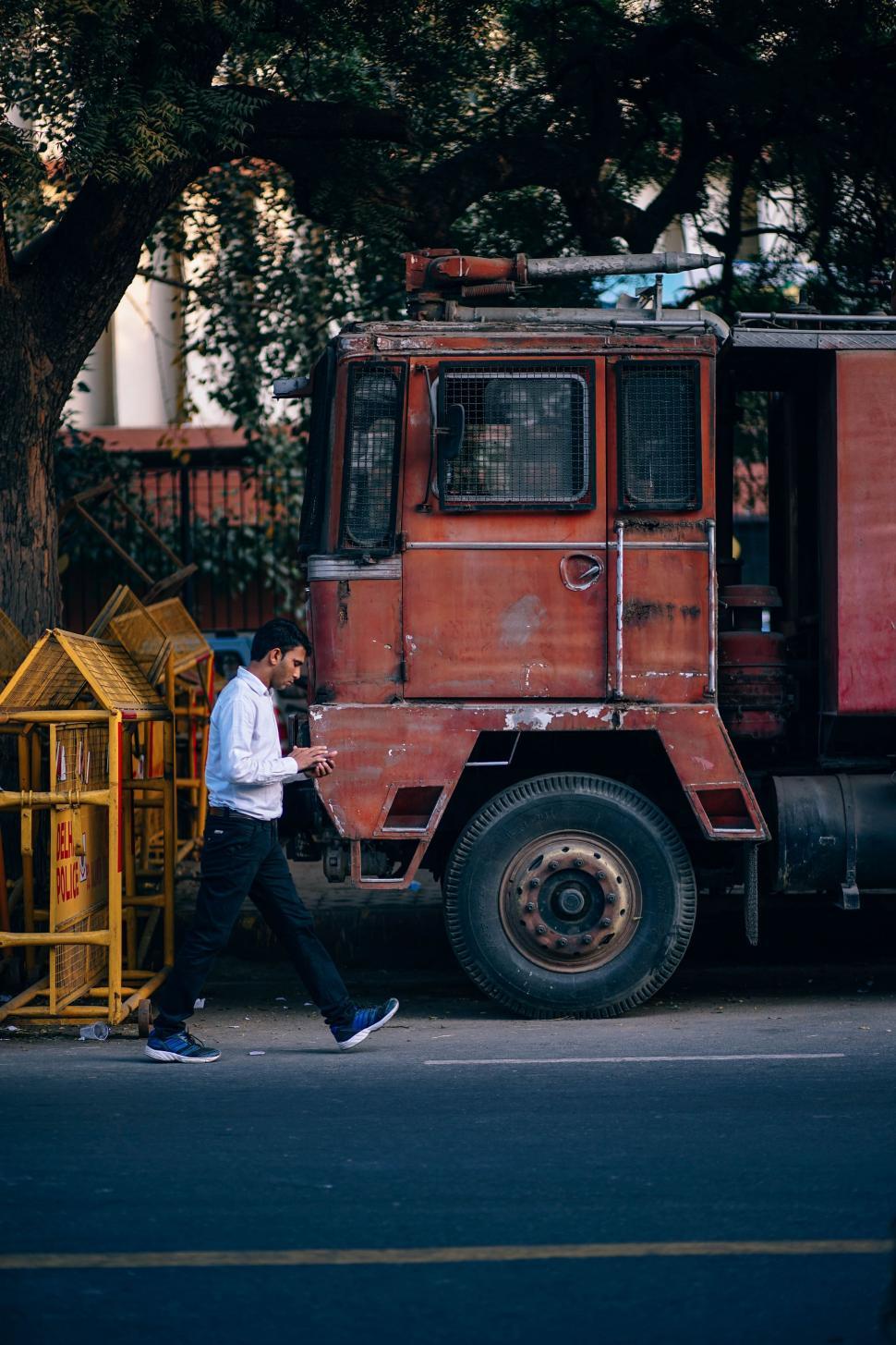 Free Stock Photo of Indian Man Walking on City Road | Download Free Images  and Free Illustrations