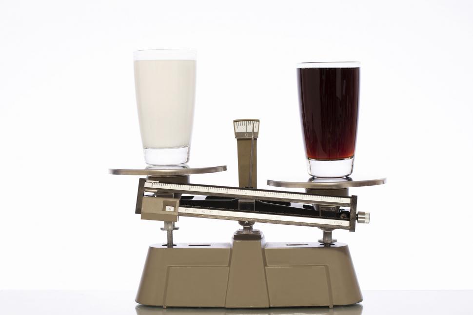 Free Image of Milk and pop 