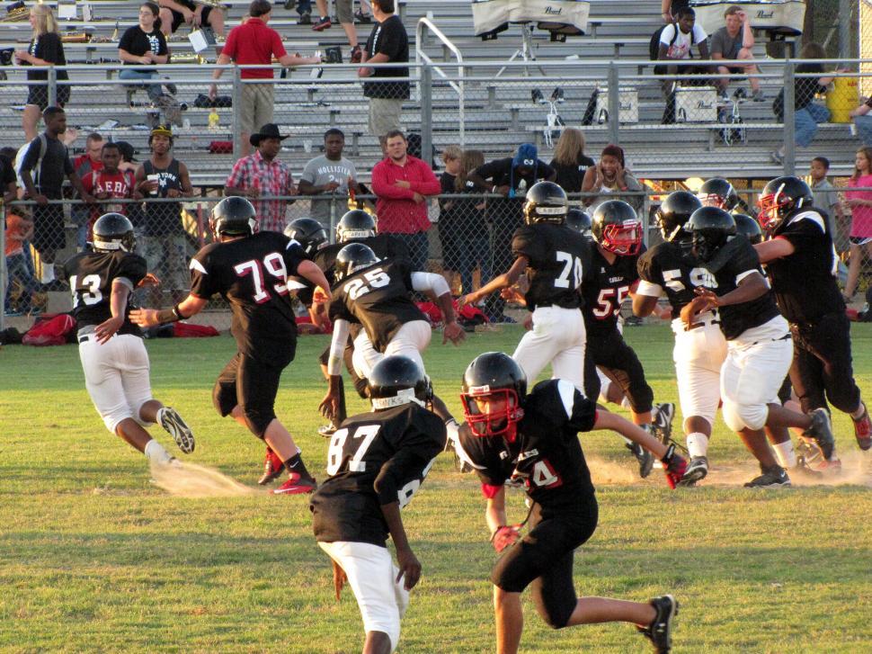 Free Stock Photo of American football Match - Daytime