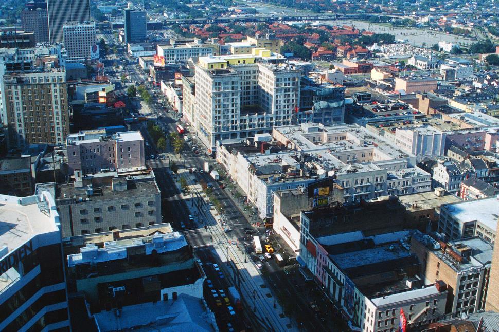 Downtown New Orleans Louisiana Usa Stock Photo - Download Image