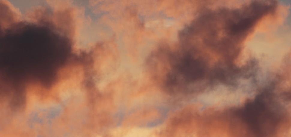 Free Image of Yellow and Black Clouds 