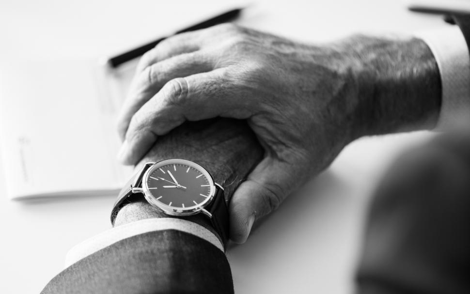 Holding Watch Royalty-Free Stock Photo