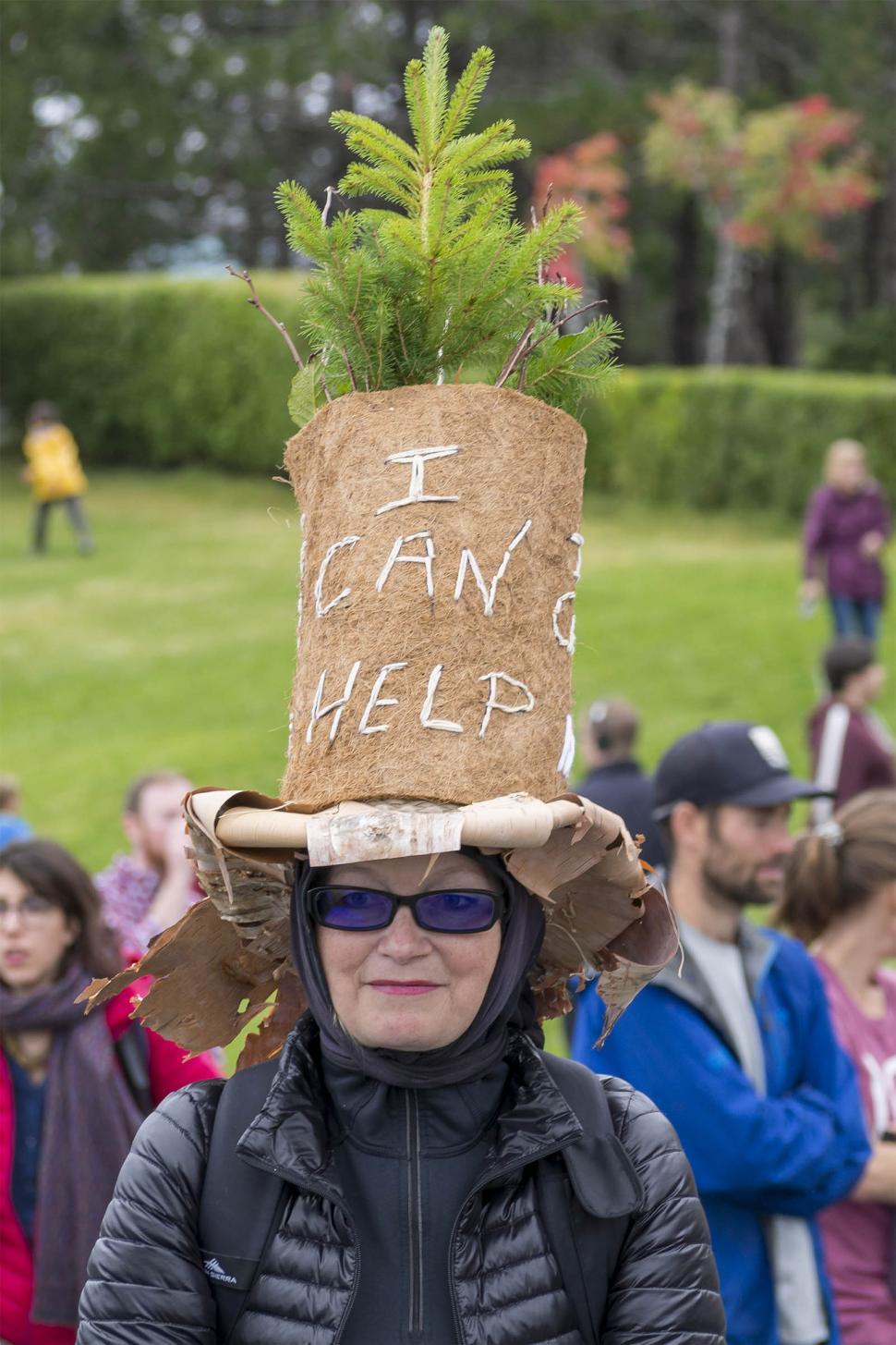 Download Free Stock Photo Of Lady In A Hat At A Climate Protest Download Free Images And Free Illustrations