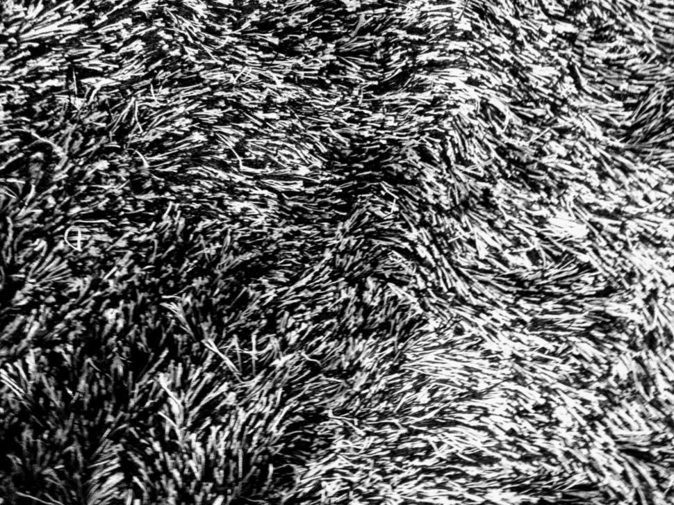 Closeup of black rubber mat texture, Stock image
