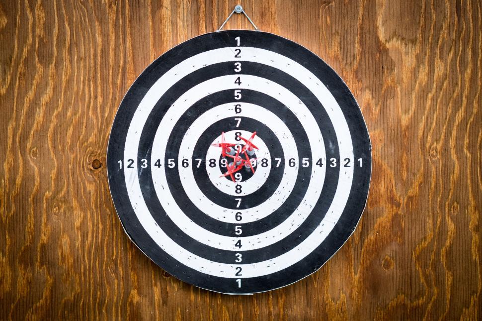 Free Stock Photo Of Dart Hitting The Center Of Dartboard | Download ...