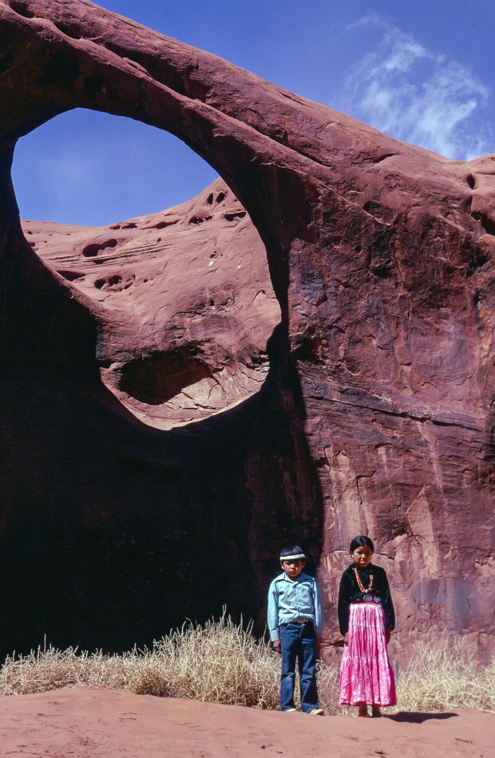 Free Stock Photo of Ear of the wind in Monument Valley, Arizona