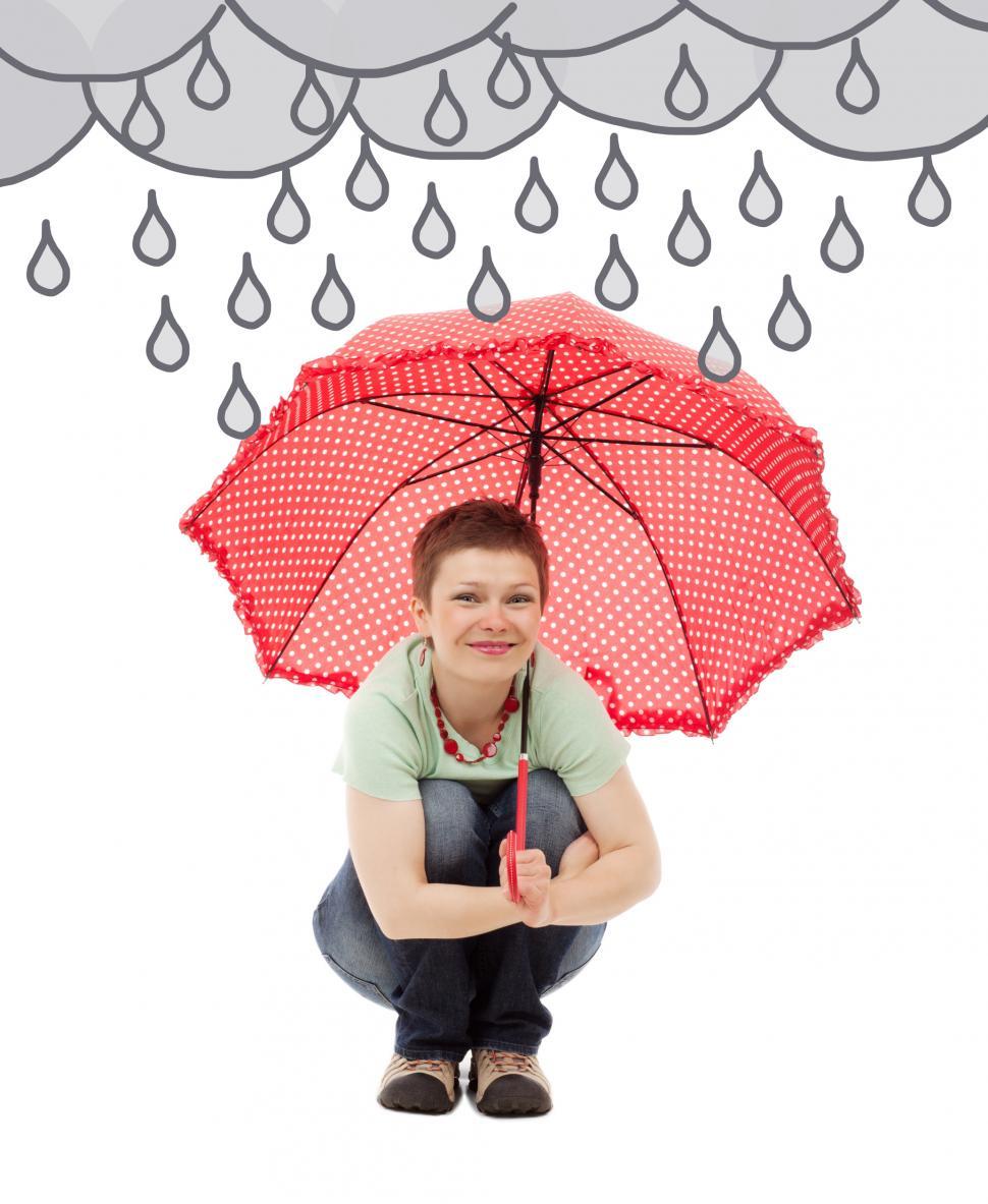 Woman in the Rain