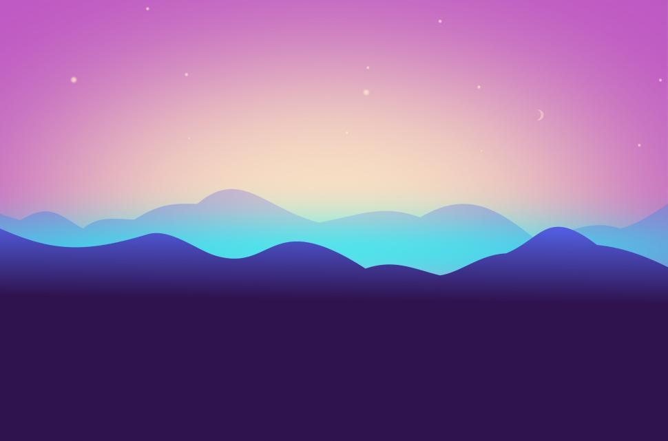 Free Stock Photo of Abstract Landscape Abstract Mountains Download