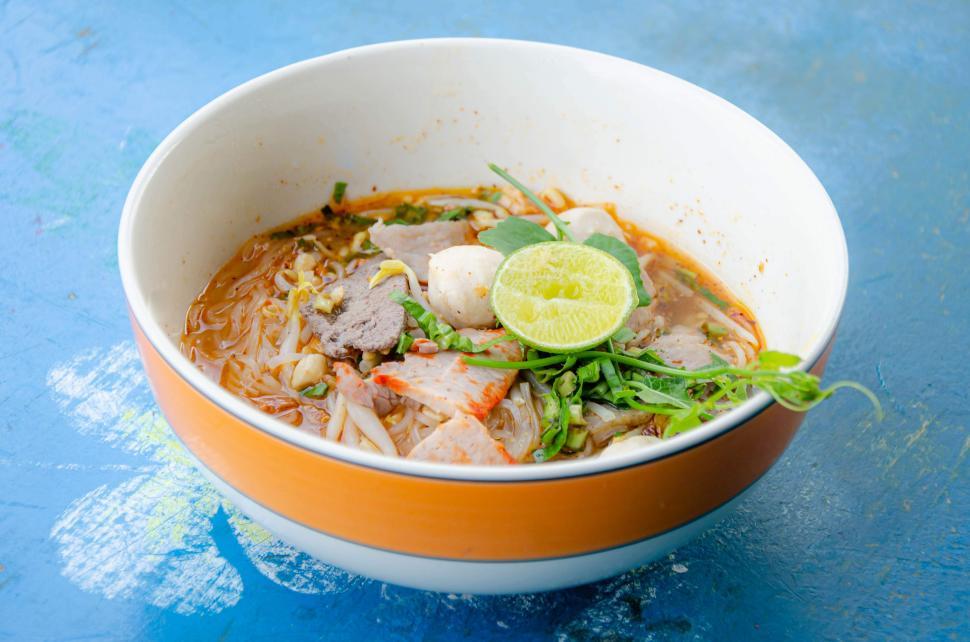 Free Image of Thai Noodle Bowl 