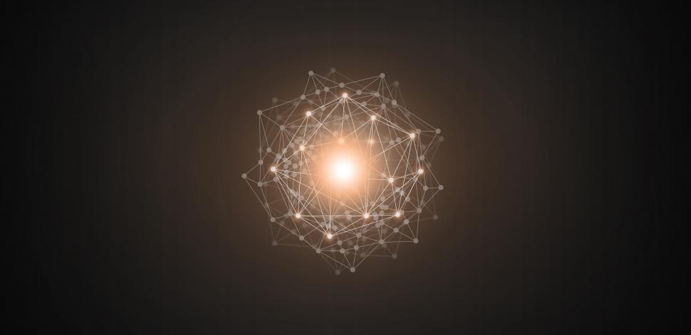 Free Image of Abstract Mesh Pattern - Technology Background 