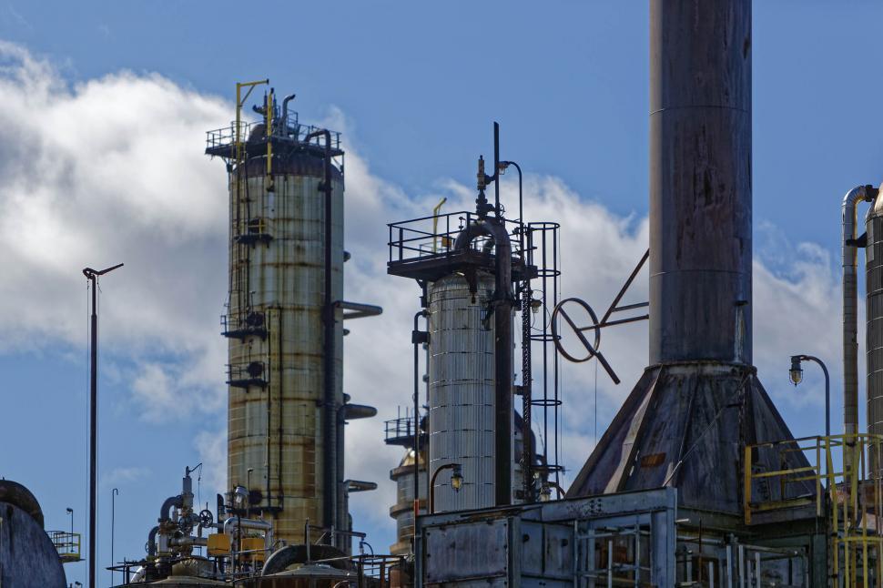Free Image of Pipes and towers 